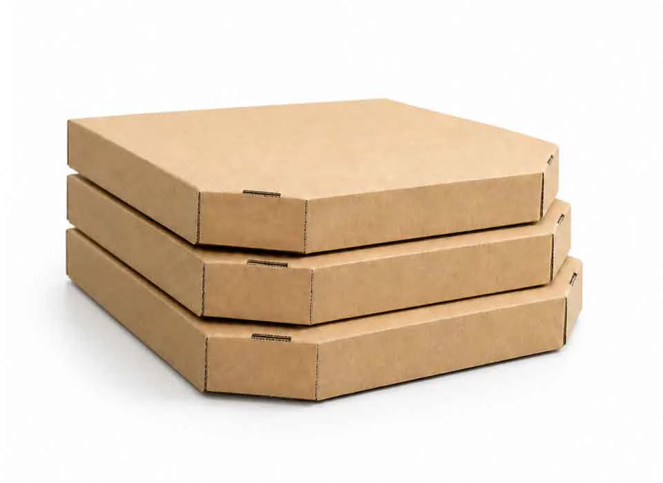 Cajas de cartón microcorrugado para pizza